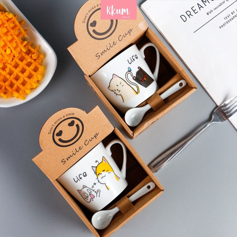 Gelas kopi set mug keramik